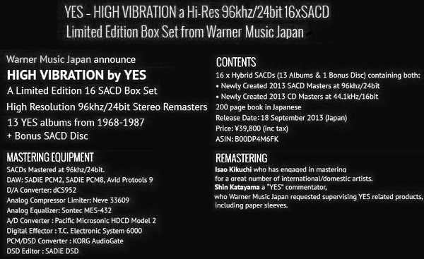 Yes - High Vibration 