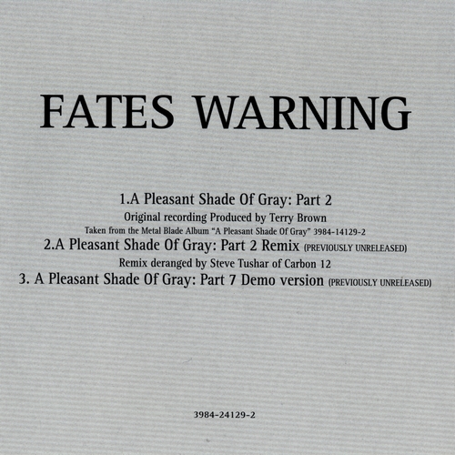 Fates Warning Discography 