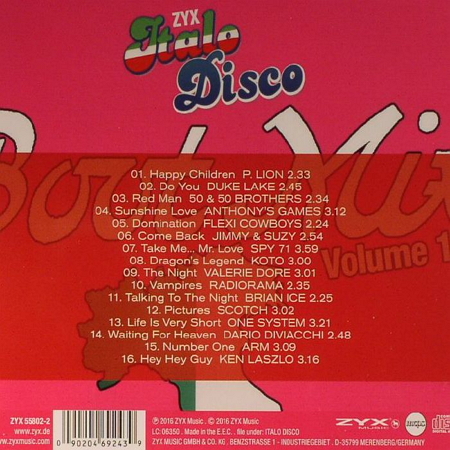 VA - ZYX Italo Disco Boot Mix Vol.1 