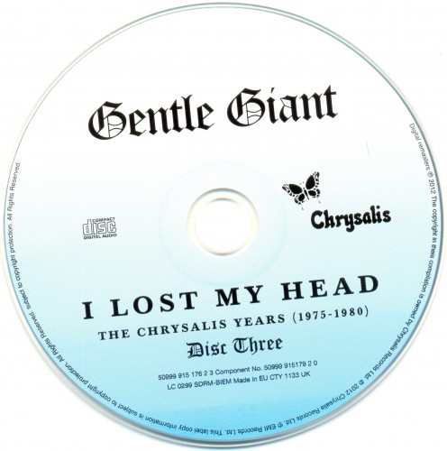 Gentle Giant - I Lost My Head: The Chrysalis Years 1975-1980 