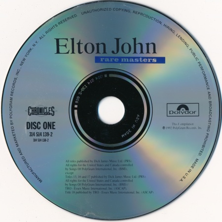 Elton John - Rare Masters 