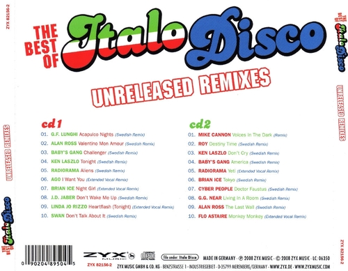 VA - The Best Of Italo Disco - Unreleased Remixes 